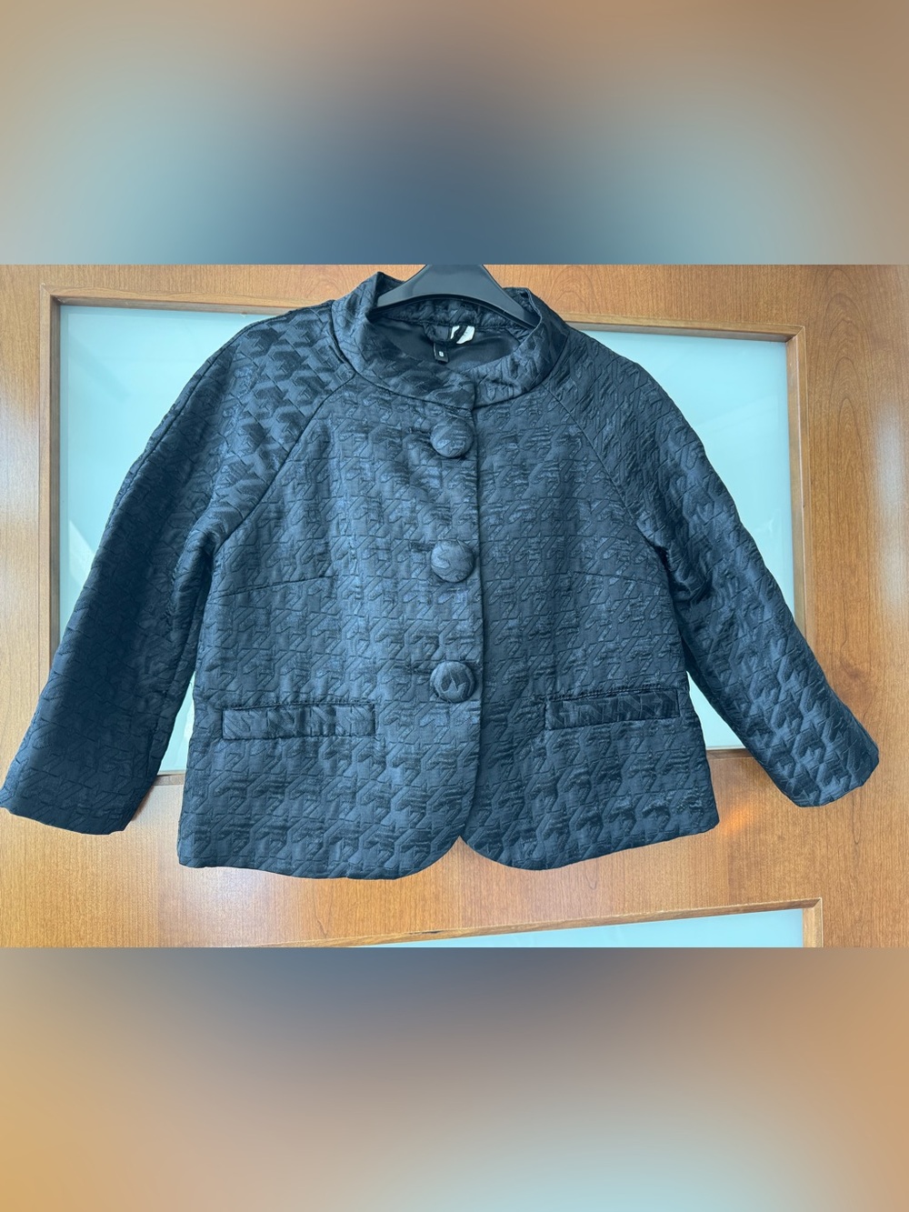 H&M Divided Cropped + Quilted Jackie O’ style Dress Jacket